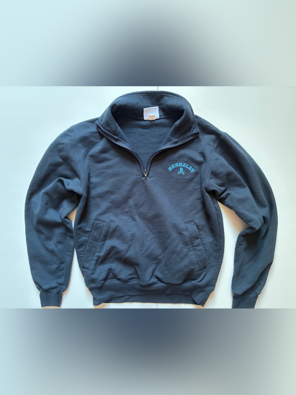 Champion Berkeley Navy Quarter-Zip Pullover - Small